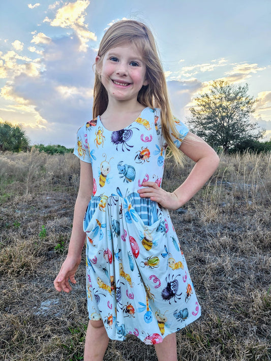 Custom Child Slouchy Pocket Dress