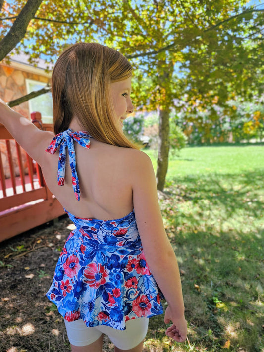 Custom Halter Peplum