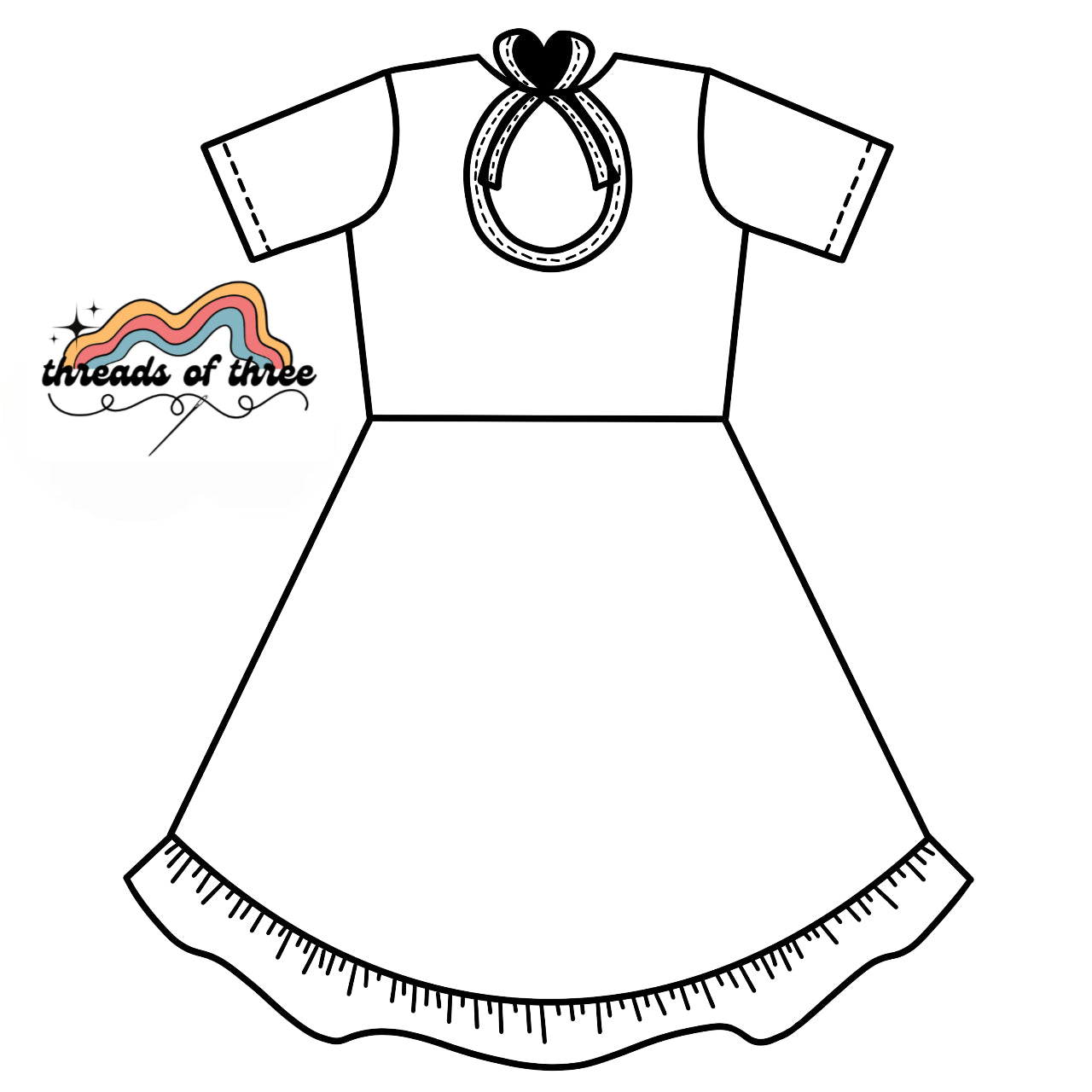 Custom Child Keyhole Dress