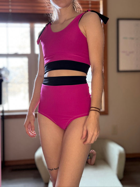 Custom Adult Tie Top Swim Suit