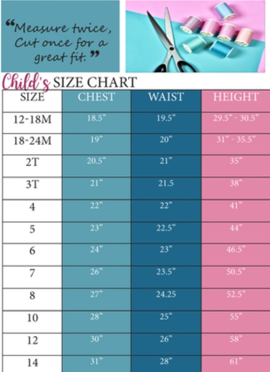 Custom Child Suspender Skirt