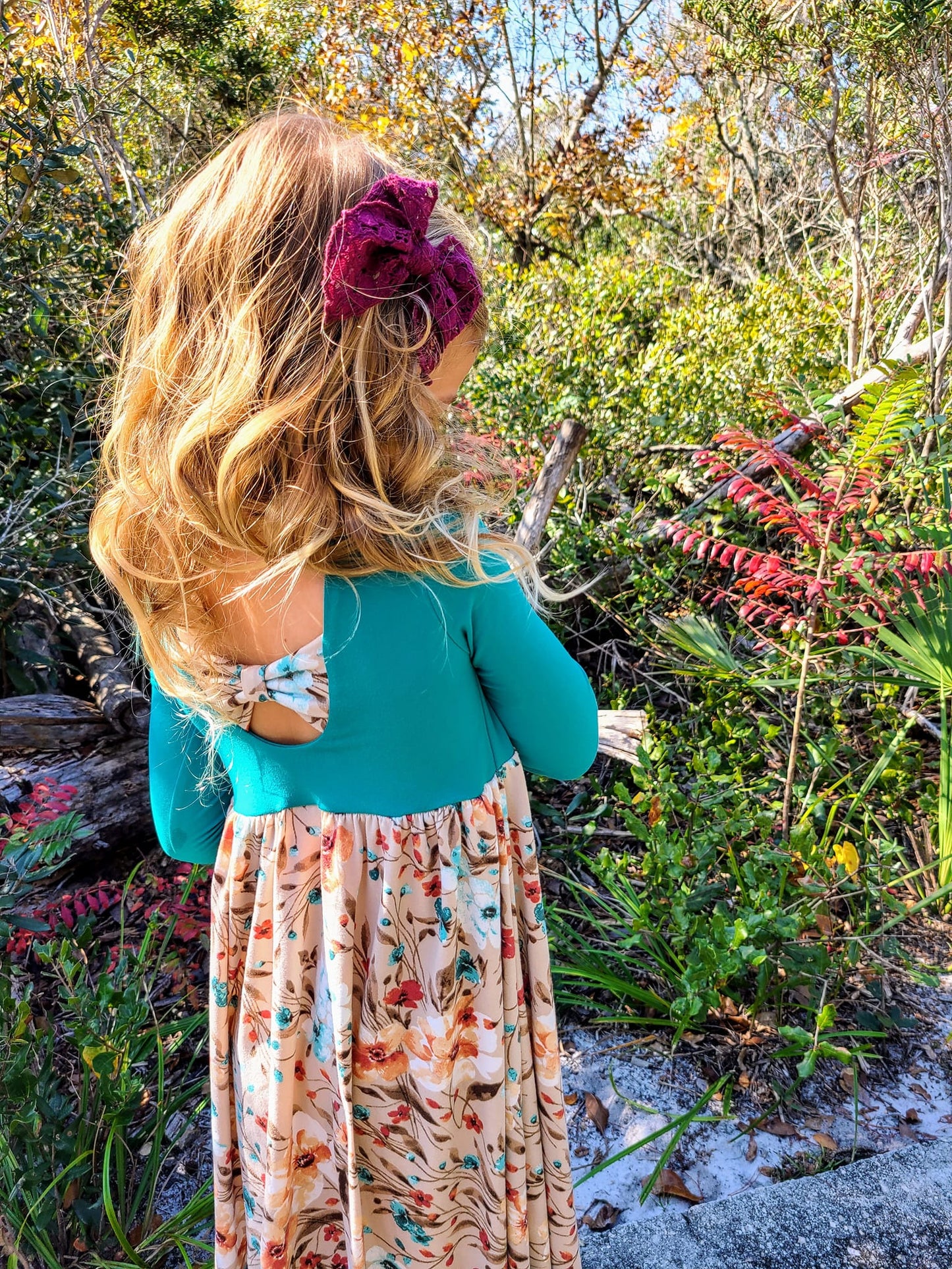 Custom Child Bow Back Dress