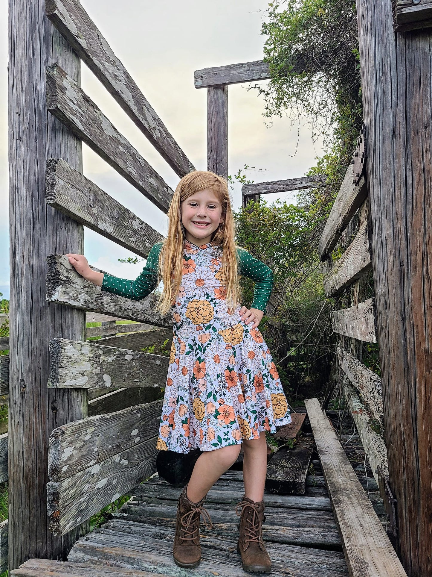 Custom Child Peplum Hoodie Dress