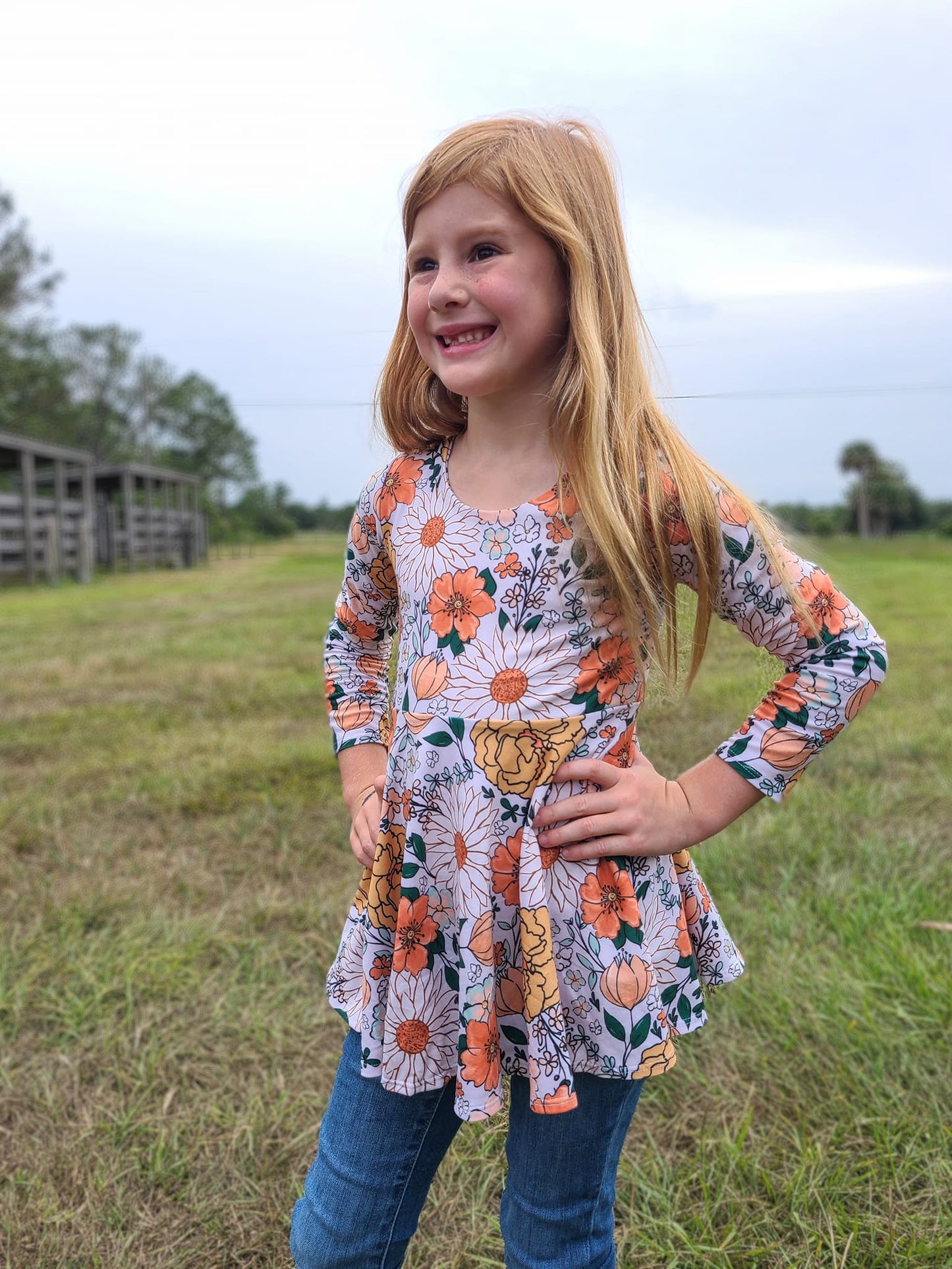 Custom Child Peplum Top