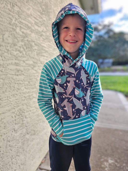 Custom Child Raglan Hoodie