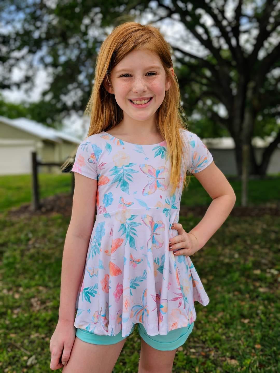 Custom Child Peplum Top