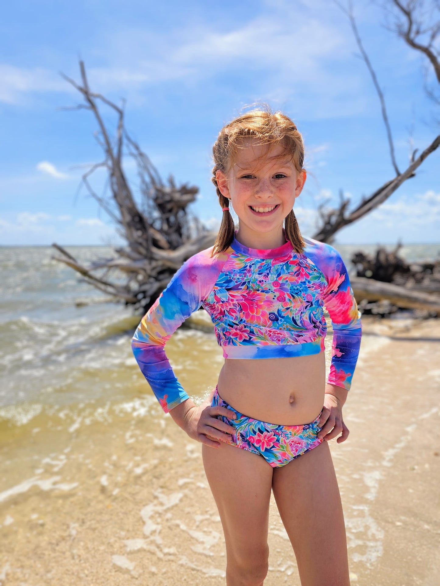 Custom Child Raglan Rash Set