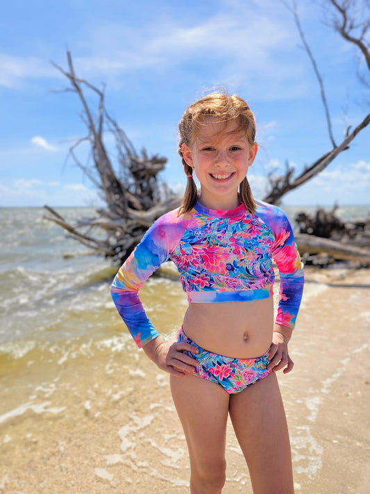 Custom Child Raglan Rash Set