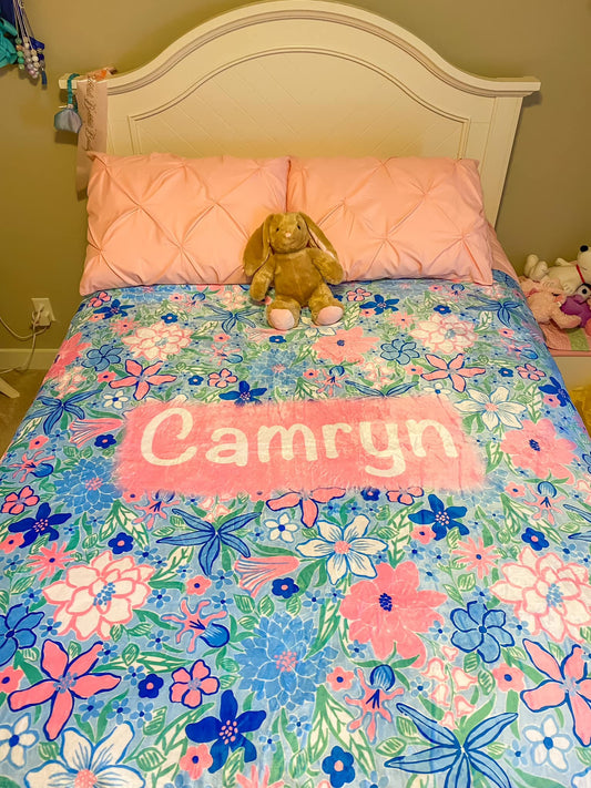 Custom Minky Blanket