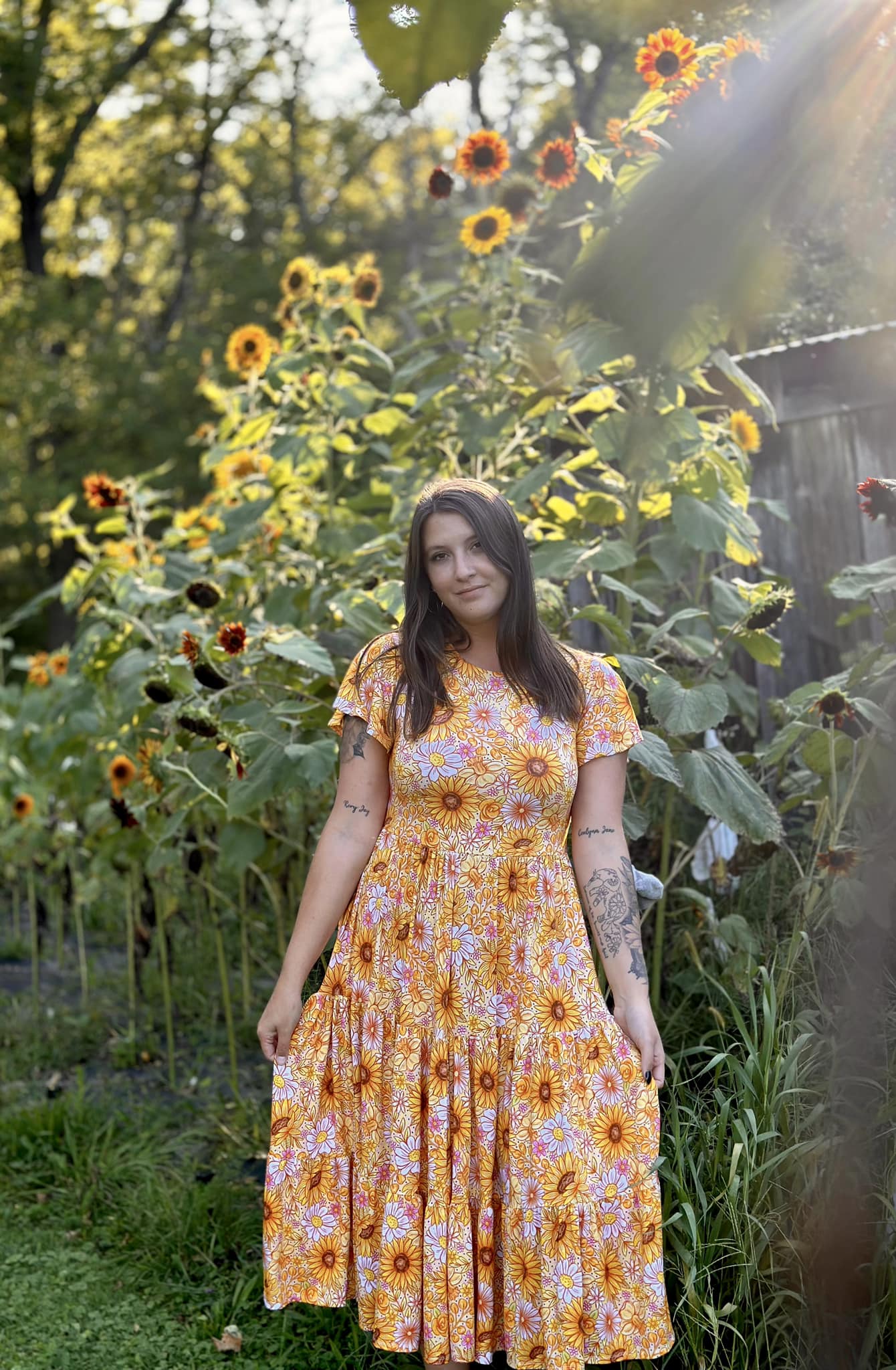 Custom Adult Gather Round Dress