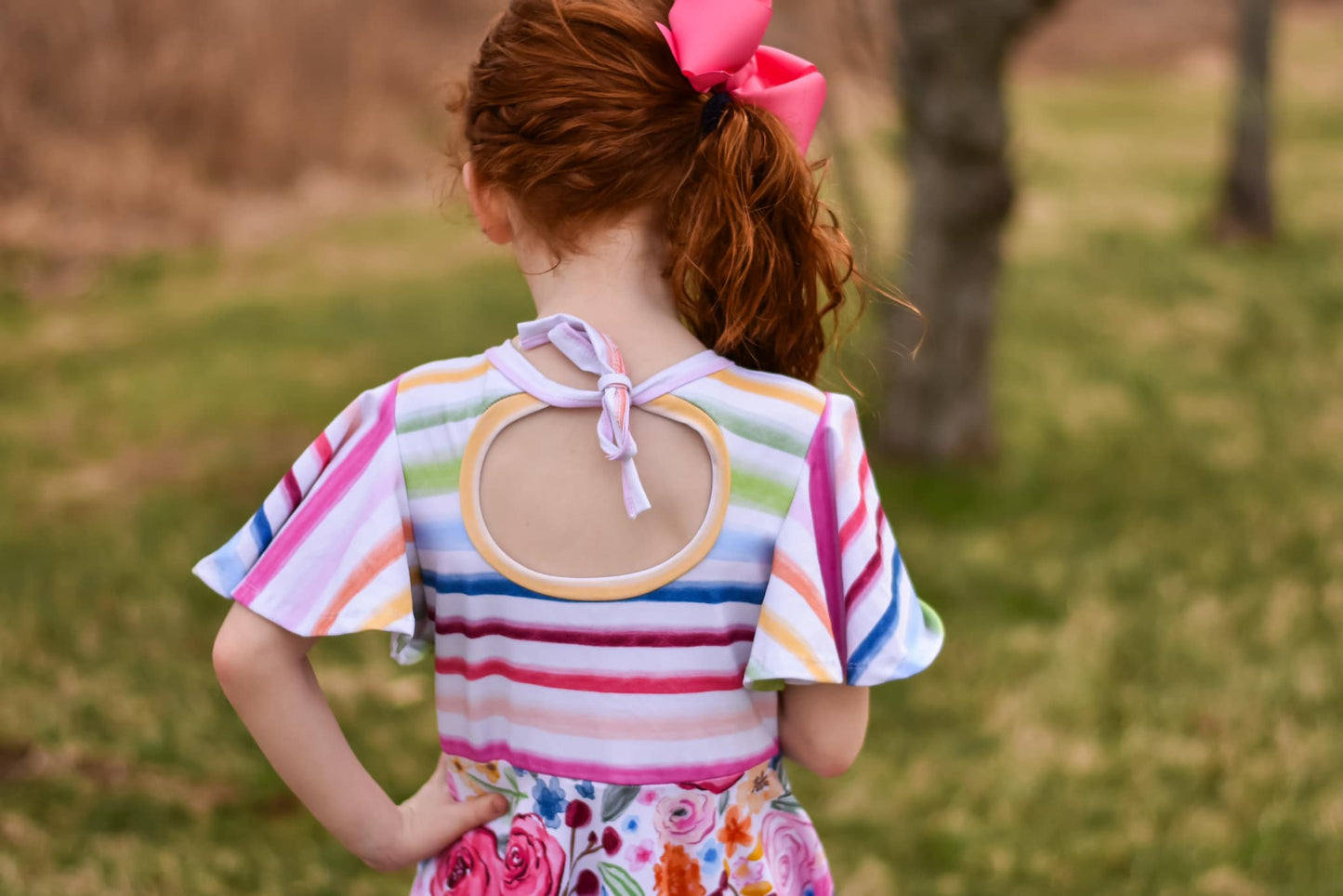 Custom Child Keyhole Dress