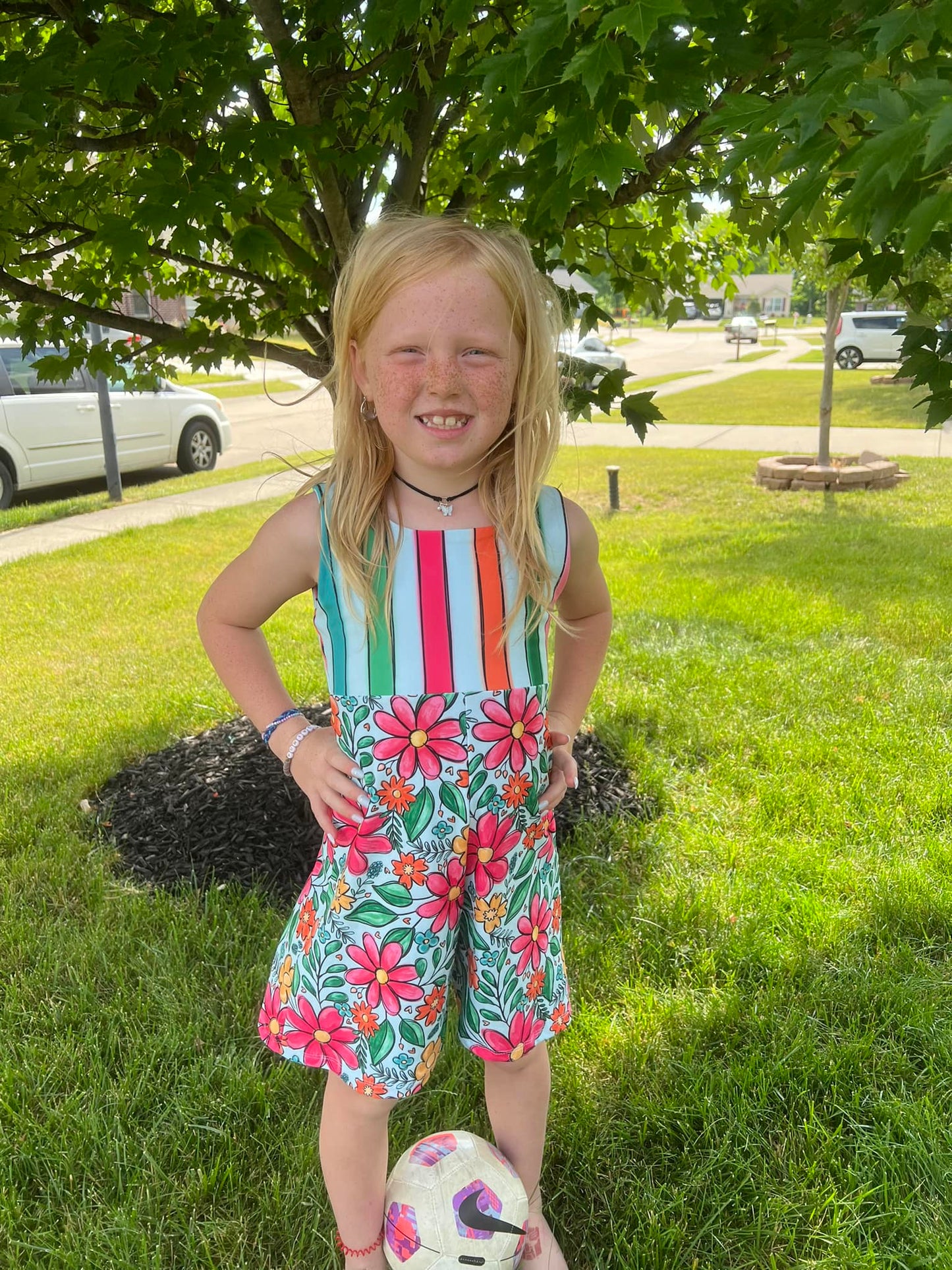 Custom Child Petal Romper