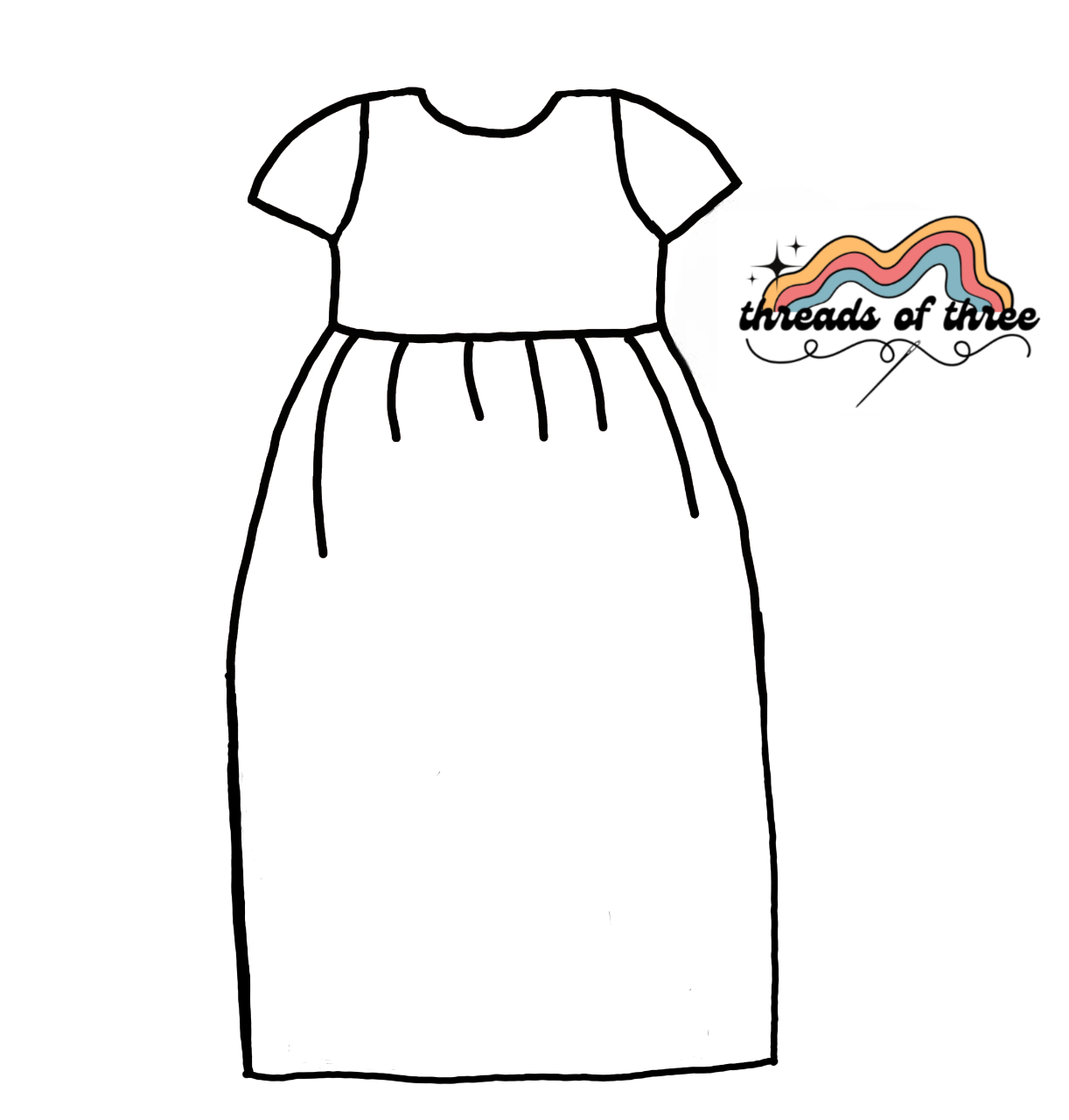 Custom Child Bow Back Dress