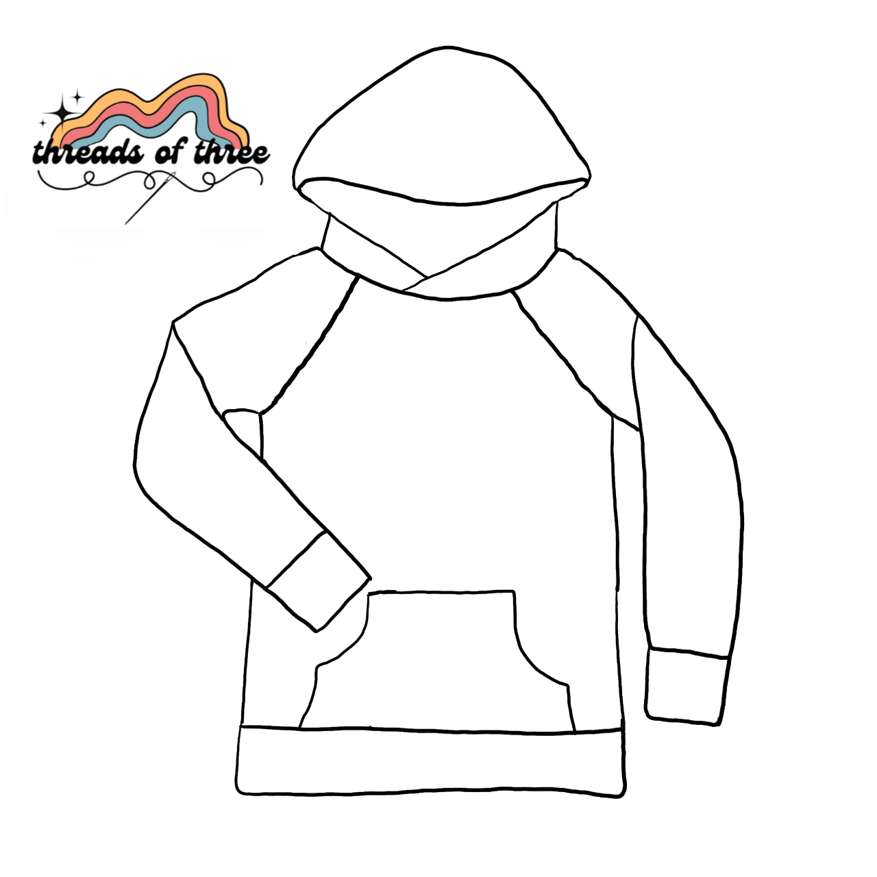 Custom Child Raglan Hoodie