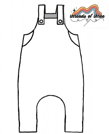 Custom Child Reversible Overalls