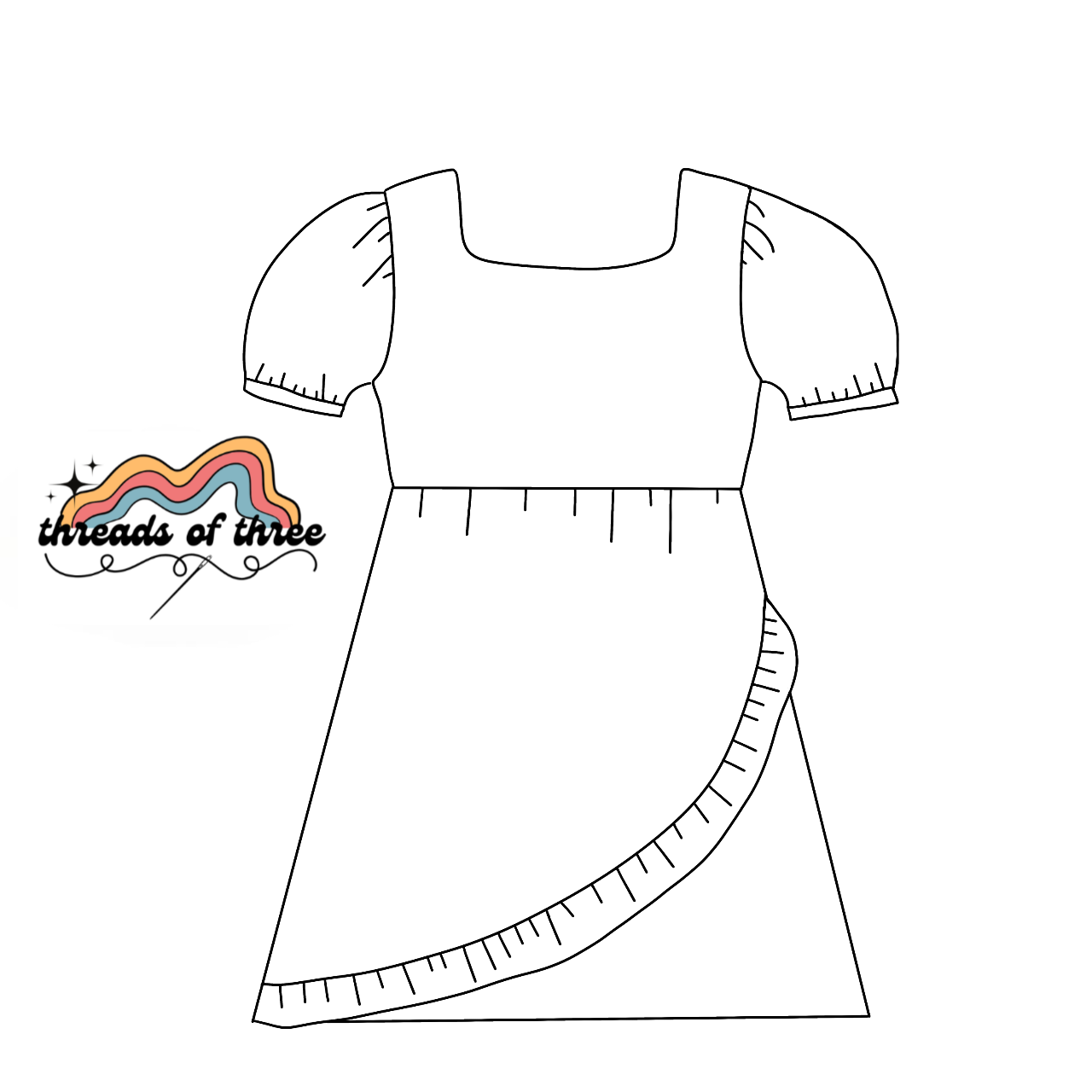 Custom Child Petal Dress