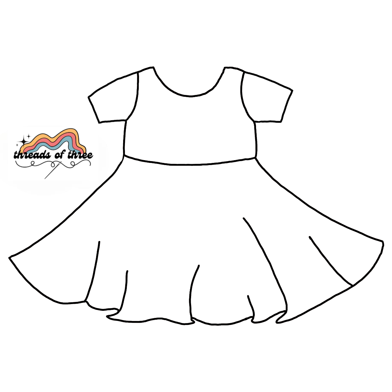 Custom Child Twirly Dress