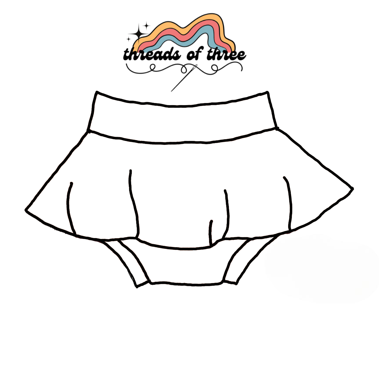 Custom Child Skirted Bummies