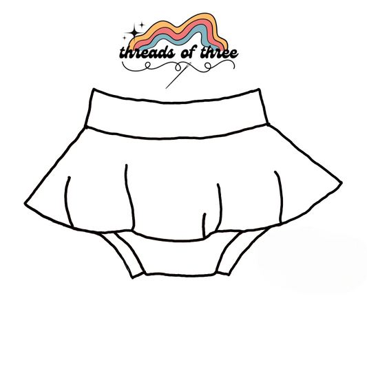 Custom Child Skirted Bummies