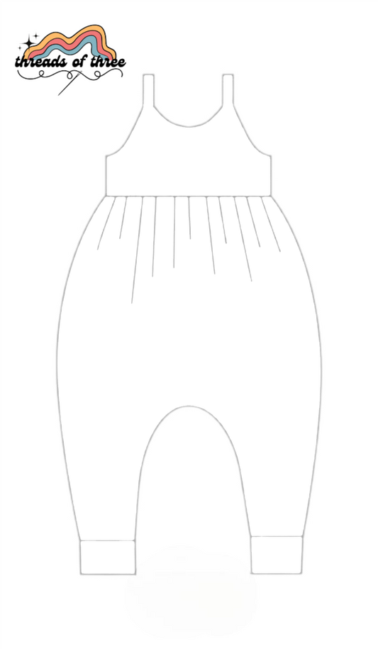 Custom Child Tank Romper