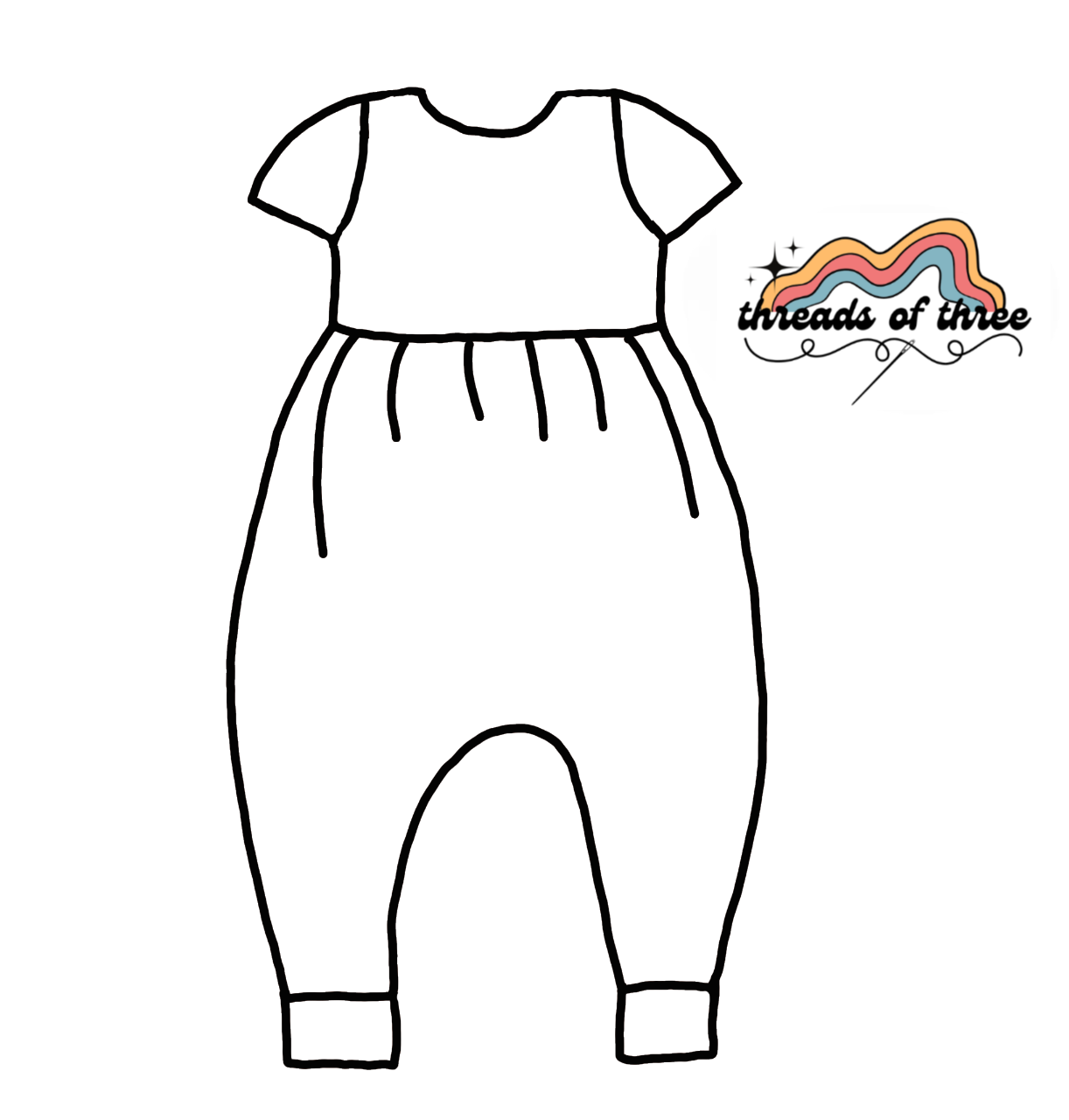 Custom Child Bow Back Romper