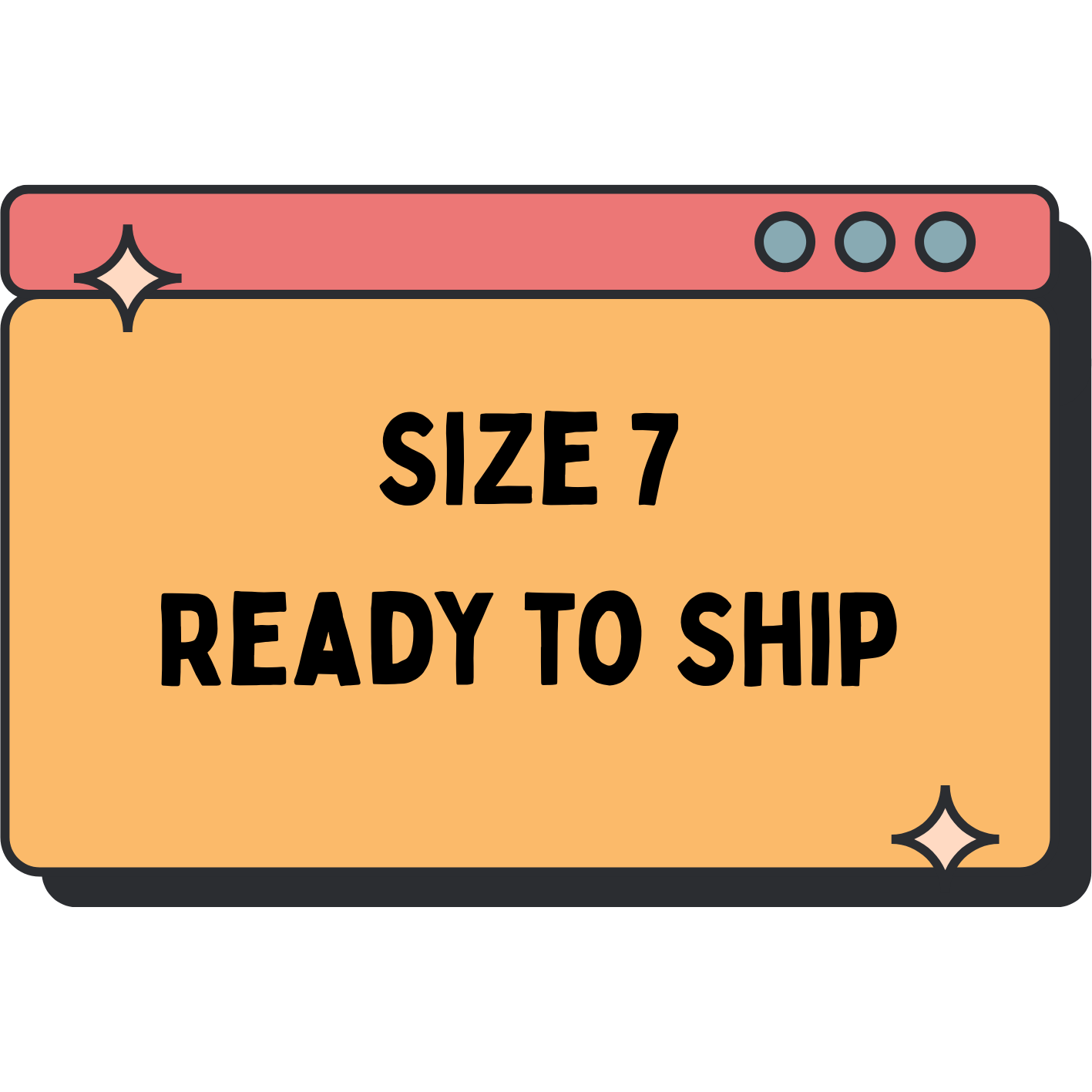 Size 7 Ready To Ship