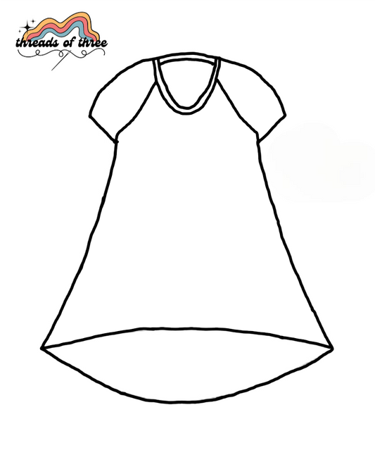 Custom Adult T-Shirt Dress